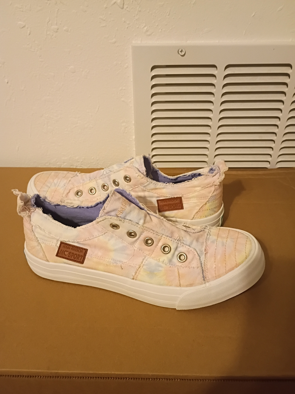 Jenn Ardor Pastel Tie-Dye Slip-On Sneakers